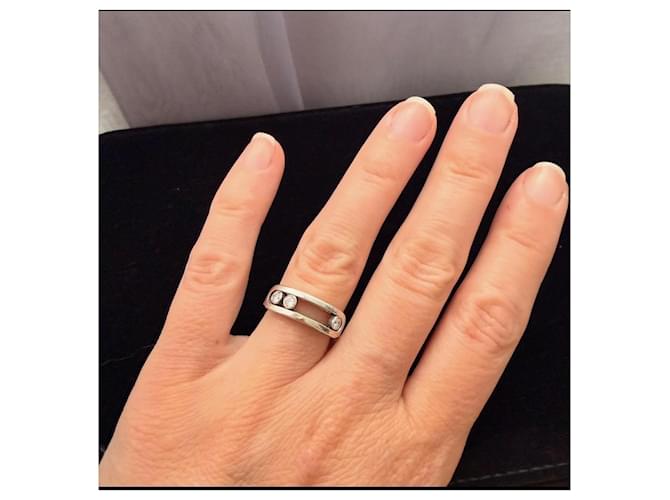 Messika Move Diamantring Weißgold Silber - Ansicht 2