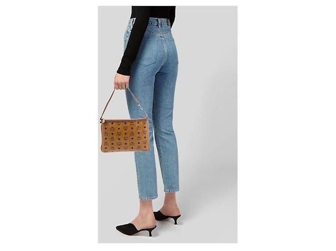 Borsa a Spalla Pochette Visetos MCM Marrone - vista 10