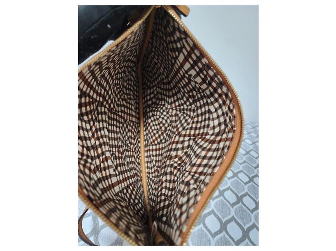 Borsa a Spalla Pochette Visetos MCM Marrone - vista 8