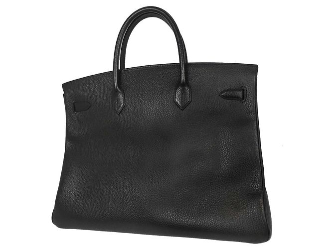 Hermès Hermes Birkin Black Ardennes with Gold Hardware 40 Nero - vista 2