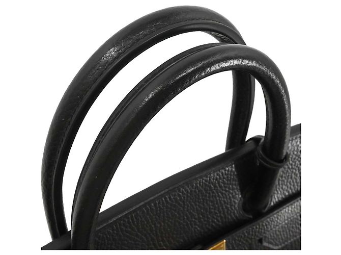 Hermès Hermes Birkin Black Ardennes with Gold Hardware 40 Nero - vista 5
