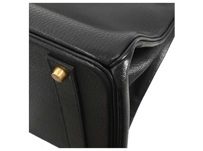 Hermès Hermes Birkin Black Ardennes with Gold Hardware 40 Nero - vista 7