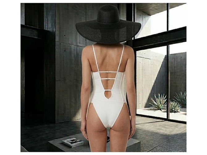 La Perla Costume da Bagno Intero Graphic Couture - Bianco - vista 3