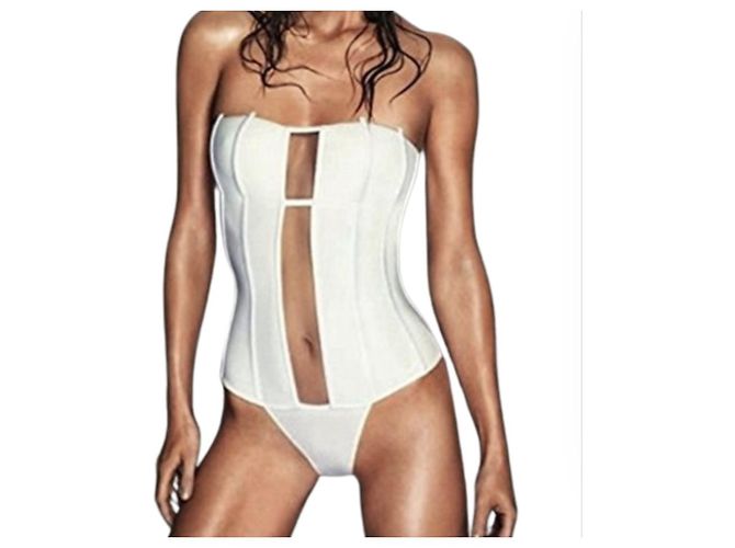 La Perla Costume da Bagno Intero Graphic Couture - Bianco - vista 4