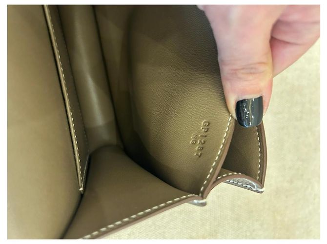 Hermès Constance 18 in pelle Epsom Etoupe con finiture oro rosa Grigio - vista 11