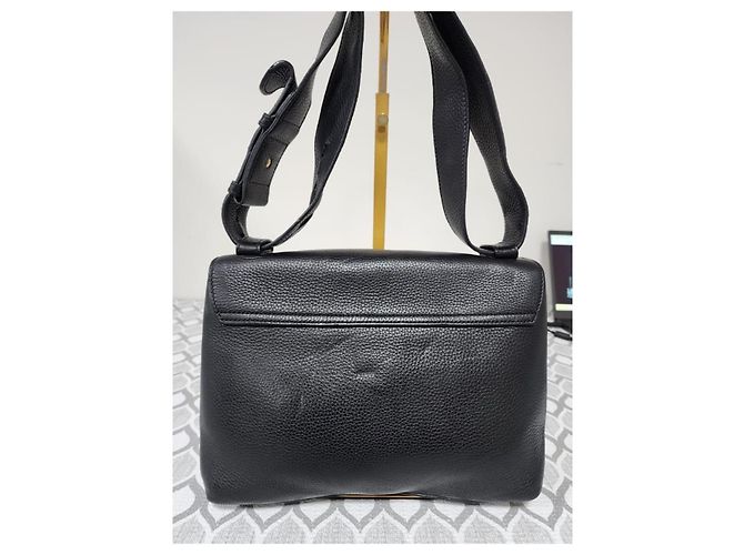 Borsa a Spalla Grande Marmont Double G Gucci Nera Nero - vista 3