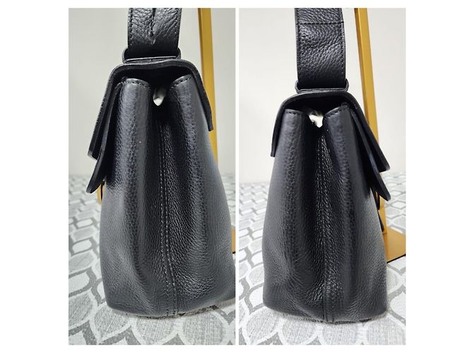 Borsa a Spalla Grande Marmont Double G Gucci Nera Nero - vista 4