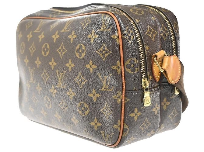Louis Vuitton Reporter Monogram Canvas PM Marrone - vista 3