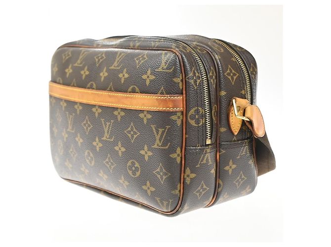 Louis Vuitton Reporter Monogram Canvas PM Marrone - vista 4