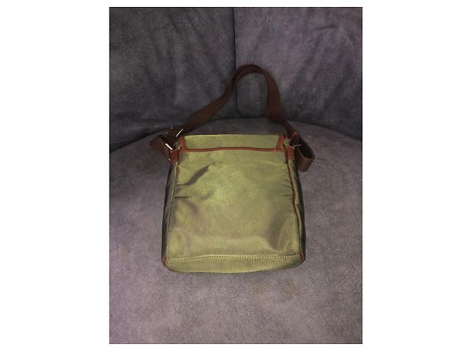 Borsa a tracolla Burberry Black Label Marrone Verde - vista 3
