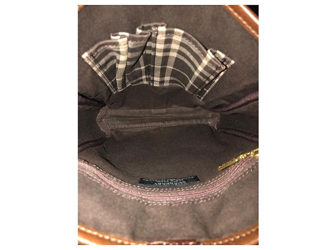 Borsa a tracolla Burberry Black Label Marrone Verde - vista 8