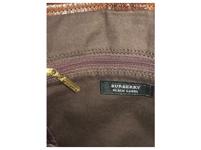 Borsa a tracolla Burberry Black Label Marrone Verde - vista 9