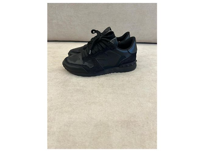 Sneakers Valentino Garavani Rockrunner Nere - vista 3