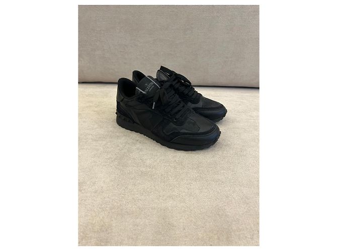Sneakers Valentino Garavani Rockrunner Nere - vista 4