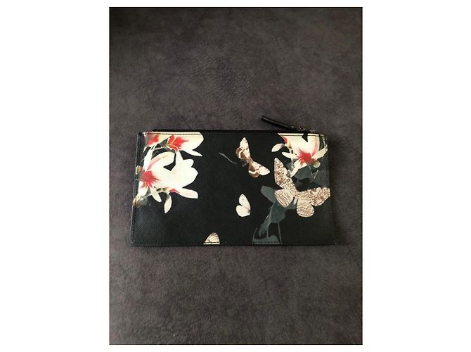 Givenchy Blumenmuster Tasche Schwarz Mehrfarben - Ansicht 3