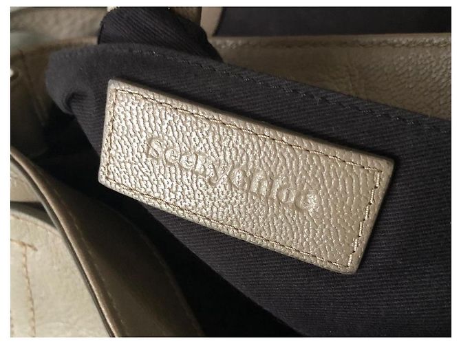 Borsa in pelle See By Chloé Beige - vista 9