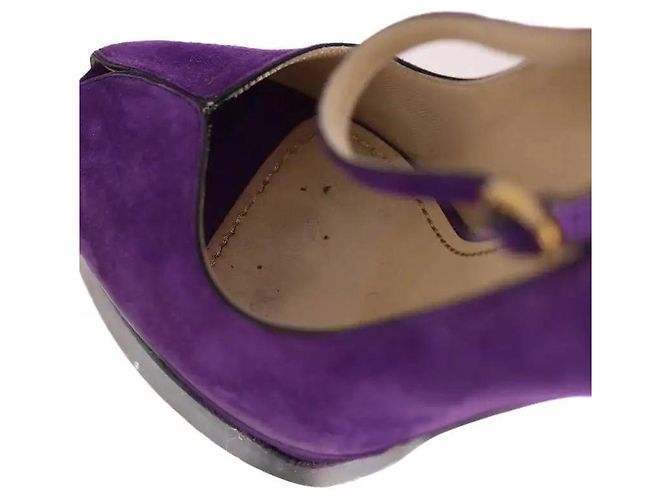 Yves Saint Laurent Saltos roxos - vista 6