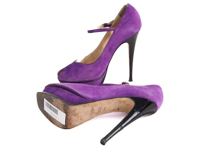 Yves Saint Laurent Saltos roxos - vista 7