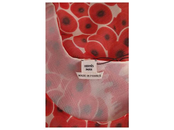 Hermès Rotes ärmelloses Top - Ansicht 5