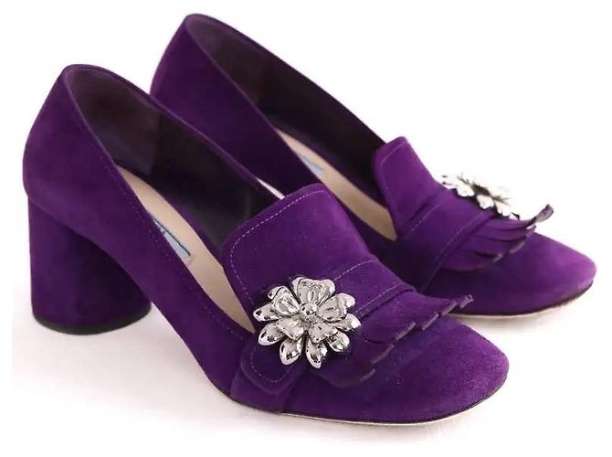 Prada Talons violets - vue 3