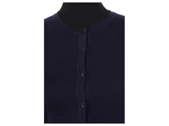 Alaïa Marineblauer Wollcardigan - Ansicht 2