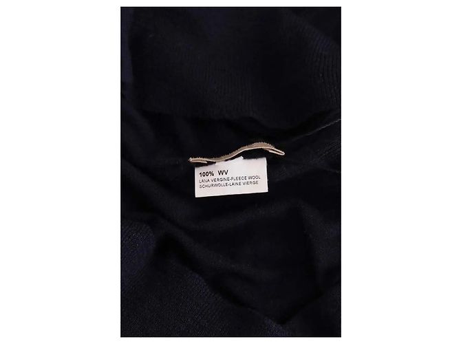 Alaïa Marineblauer Wollcardigan - Ansicht 6