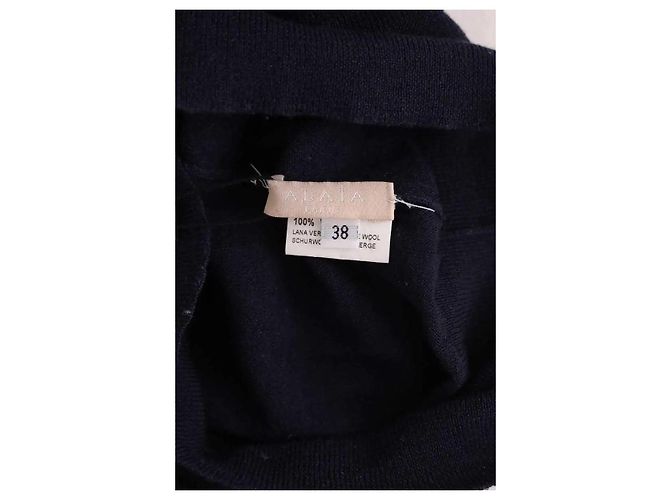 Alaïa Top senza maniche blu navy - vista 5