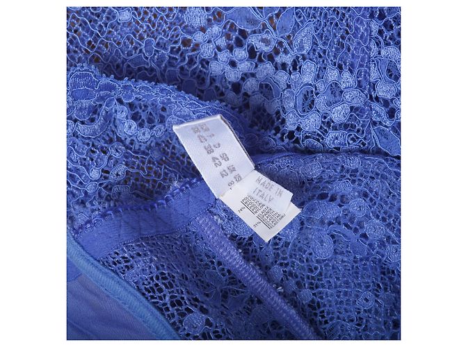 La Perla Blaue Spitzen-Nachtkleid Hellbraun - Ansicht 8