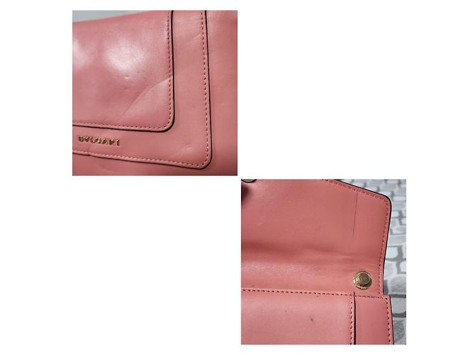 Autre Marque Borsa a tracolla in pelle di vitello Bvlgari Serpenti Forever pesca - vista 13