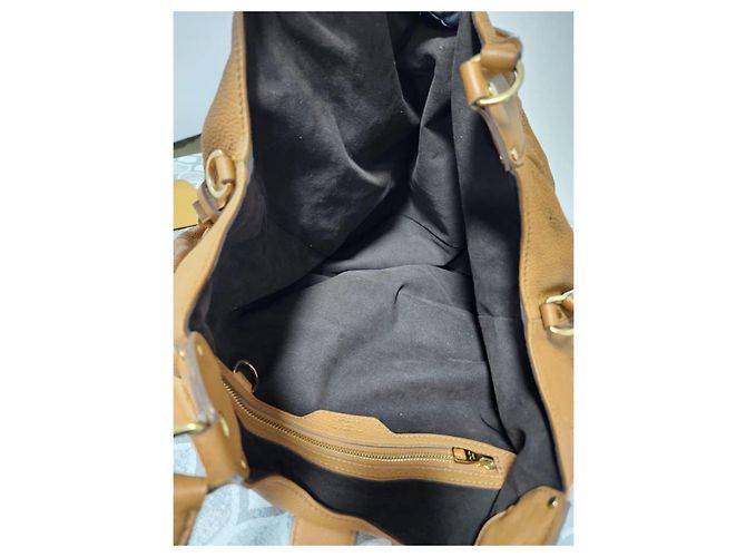 LOUIS VUITTON Borsa Hobo Mahina L Marrone - vue 9