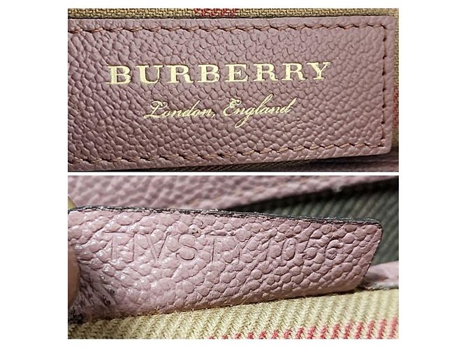 Bolsa de ombro de couro com fivela Burberry Nude - vista 2