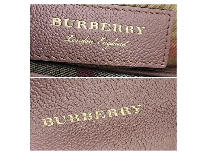 Bolsa de ombro de couro com fivela Burberry Nude - vista 4