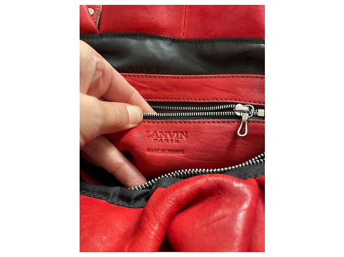 Lanvin rote Handtasche - Ansicht 6