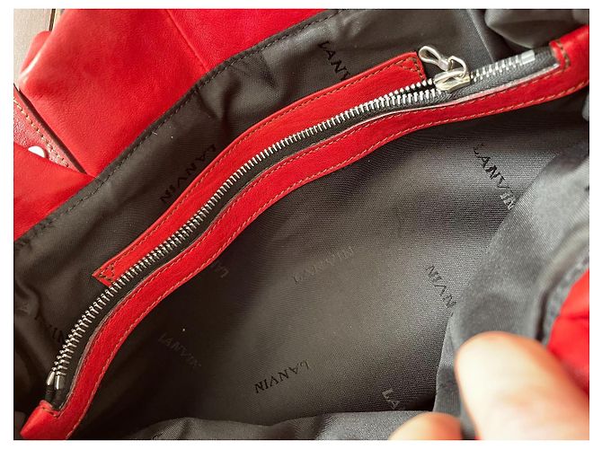 Lanvin rote Handtasche - Ansicht 8