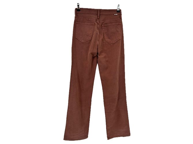 Jeans Mother marrones de algodón talla 25 Castaño - vista 2