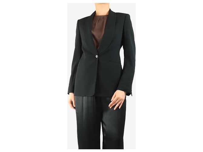 Joseph Schwarzer taillierter Blazer - Größe UK 10 - Ansicht 3