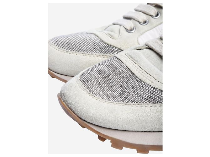Brunello Cucinelli Multicolour monili patch sneakers - size EU 38 Multiple colors - view 4