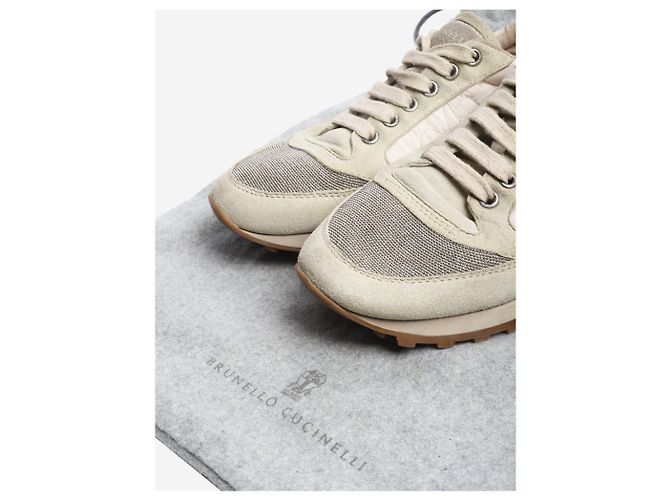 Brunello Cucinelli Multicolour monili patch sneakers - size EU 38 Multiple colors - view 5