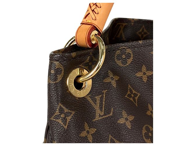 Borsa a Spalla Artsy MM Louis Vuitton Marrone - vista 7