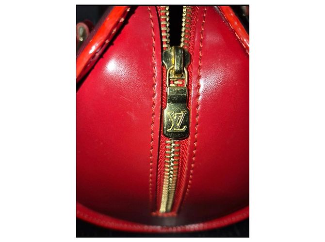 Soufflot Borsa Louis Vuitton in pelle Epi rossa Rosso - vista 3