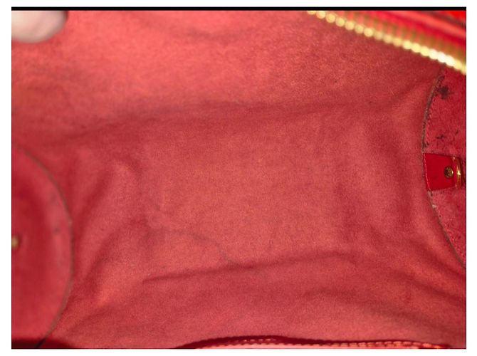 Soufflot Borsa Louis Vuitton in pelle Epi rossa Rosso - vista 8