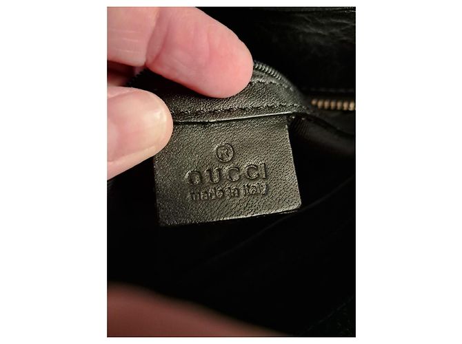 Horsebit 1955 Gucci Borsa Tote pelle Horsebit Nero - vista 6