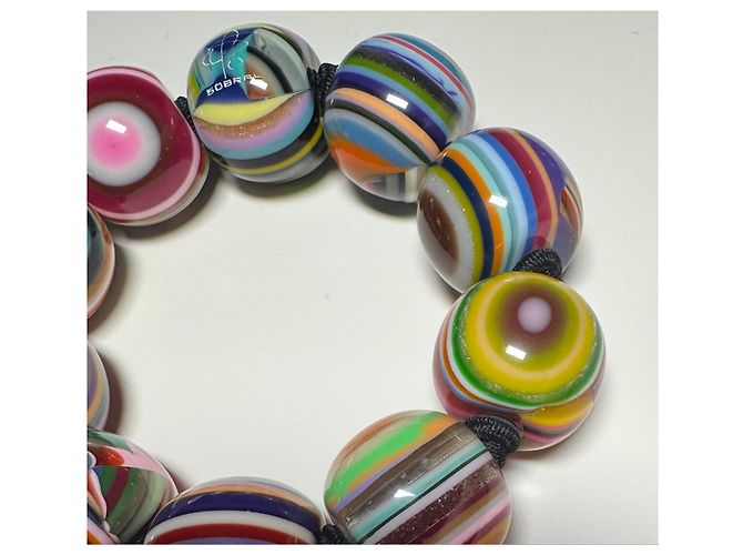 Autre Marque Sobral bunte Resin-Armbänder (Set) - Ansicht 4