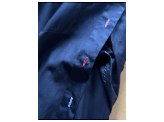 Autre Marque Camicia Xoox in cotone blu navy effetto satinato XXL - vista 7