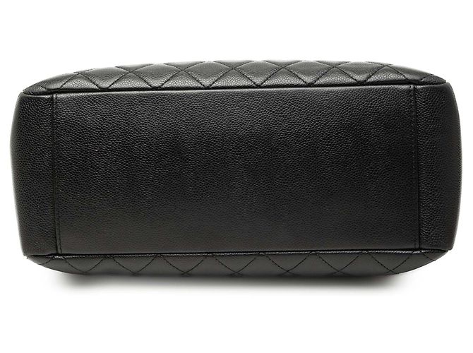 Chanel Gran Tote de Compras en Caviar Negro - vista 3