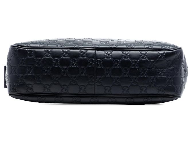 Borsa a tracolla Gucci Guccissima nera Nero - vista 3