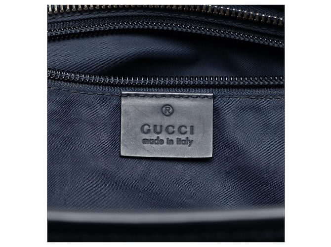 Borsa a tracolla Gucci Guccissima nera Nero - vista 5