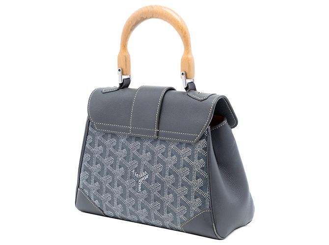 Goyard Mini Goyardine Saigon Souple Grigio Marrone - vista 2