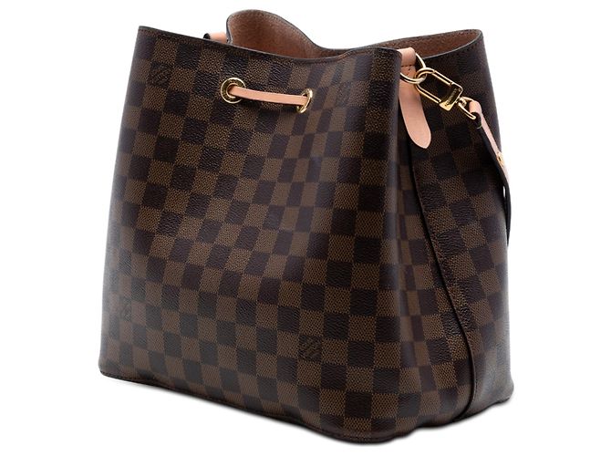 Néonoé Louis Vuitton Borsa NeoNoe MM Damier Ebene Marrone - vista 2