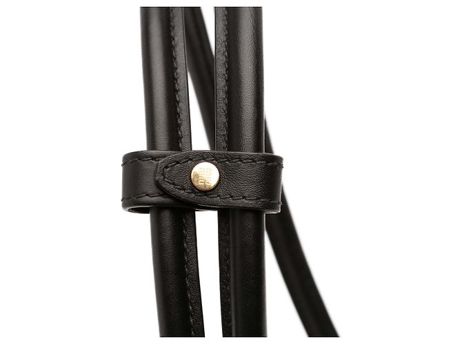 Borsa a spalla Miu Miu in pelle di vitello nera morbida con logo impresso Nero - vista 9